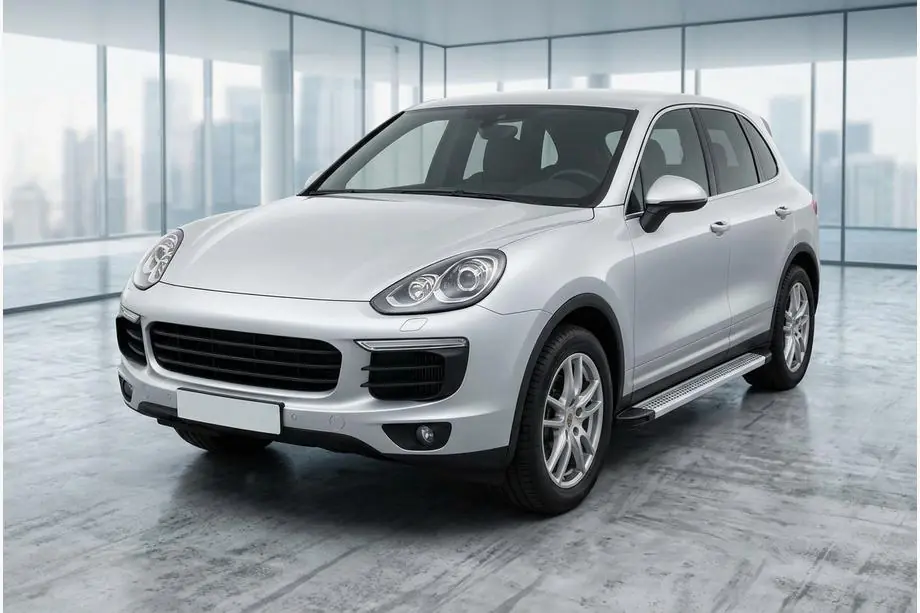 Porsche Cayenne 2010-2017 Pedane Laterali Maya V2 (2 pz, Alluminio) Image