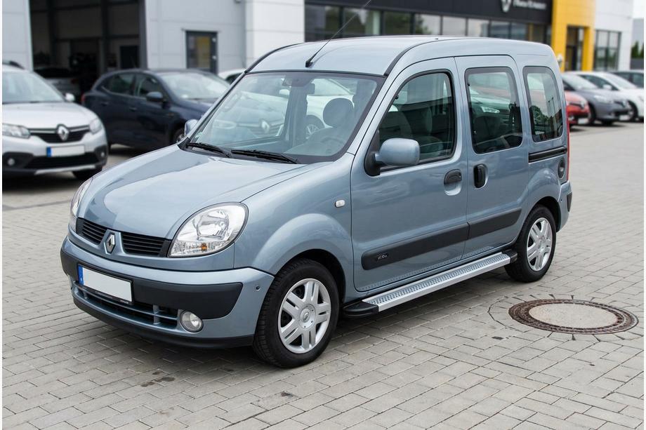 Renault Kangoo 1998-2008 Pedane Laterali Maya V2 (2 pz, Alluminio) Image