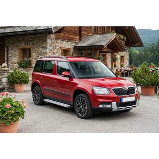 Pedane Laterali Maya V2 (2 pz, Alluminio) Skoda Yeti 2009-2017 foto 1