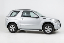 Suzuki Grand Vitara 2005-2017 Pedane Laterali Maya V2 (2 pz, Alluminio) foto 1