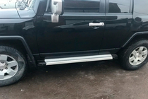 Toyota FJ Cruiser 2006-2022 Pedane Laterali Maya V2 (2 pz, Alluminio) foto 5