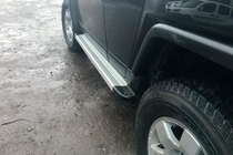 Toyota FJ Cruiser 2006-2022 Pedane Laterali Maya V2 (2 pz, Alluminio) foto 6
