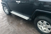 Toyota FJ Cruiser 2006-2022 Pedane Laterali Maya V2 (2 pz, Alluminio) foto 3