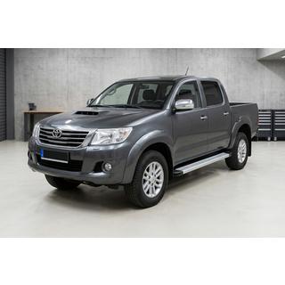 Pedane Laterali Maya V2 (2 pz, Alluminio) Toyota Hilux 2006-2015 foto 1