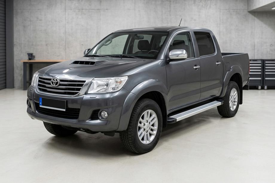 Toyota Hilux 2006-2015 Pedane Laterali Maya V2 (2 pz, Alluminio) Foto 1