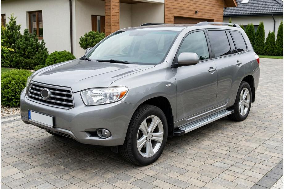 Toyota Highlander 2008-2013 Pedane Laterali Maya V2 (2 pz, Alluminio) Image