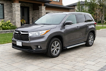 Toyota Highlander 2013-2019 Pedane Laterali Maya V2 (2 pz, Alluminio) foto 1