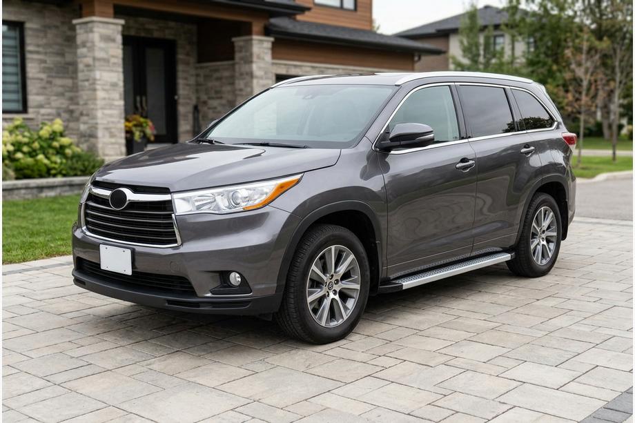 Toyota Highlander 2013-2019 Pedane Laterali Maya V2 (2 pz, Alluminio) Image