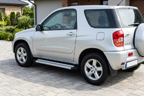 Toyota Rav 4 2001-2005 Pedane Laterali Maya V2 (2 pz, Alluminio) foto 1
