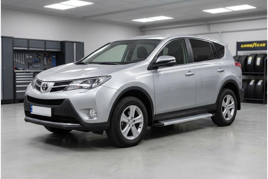 Toyota Rav 4 2013-2018 Pedane Laterali Maya V2 (2 pz, Alluminio) Image