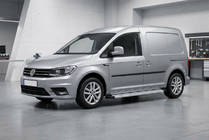 Volkswagen Caddy 2015-2020 Pedane Laterali Maya V2 (2 pz, Alluminio) foto 1