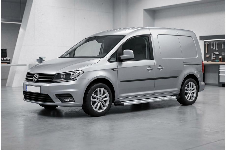 Volkswagen Caddy 2015-2020 Pedane Laterali Maya V2 (2 pz, Alluminio) Image