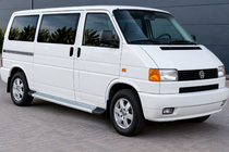 Volkswagen T4 Transporter 1990-2003 Pedane Laterali Maya V2 (2 pz, Alluminio) foto 1