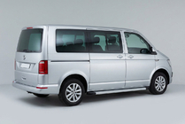 Volkswagen T6 2015-2024 Pedane Laterali Maya V2 (2 pz, Alluminio) foto 1