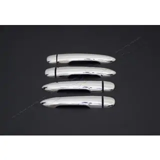 Coperture Maniglie Porta Cromate (4 pz, Acciaio Inox) foto 3