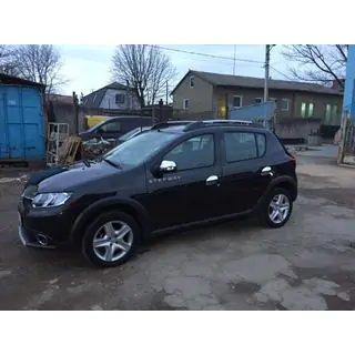 Coperture Maniglie Cromate (4 pz, Acciaio Inox) Renault Sandero 2013-2022 foto 3