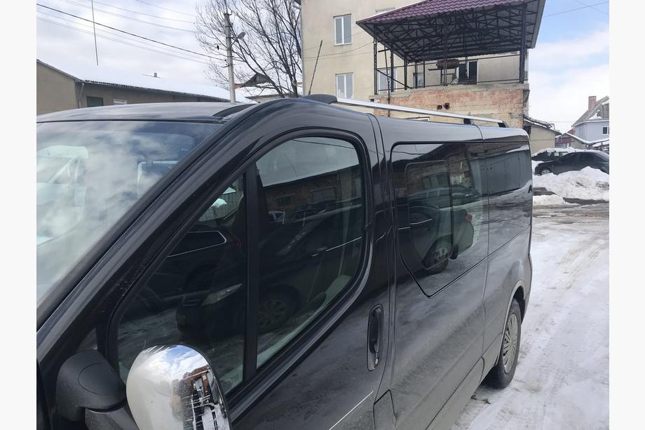 Renault Trafic 2001–2015 Barre Tetto Cromate Lungo, Piedini in Ghisa Foto 9