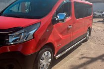 Renault Trafic 2001–2015 Barre Laterali BB002 (2 pz, Acciaio Inox) foto 5