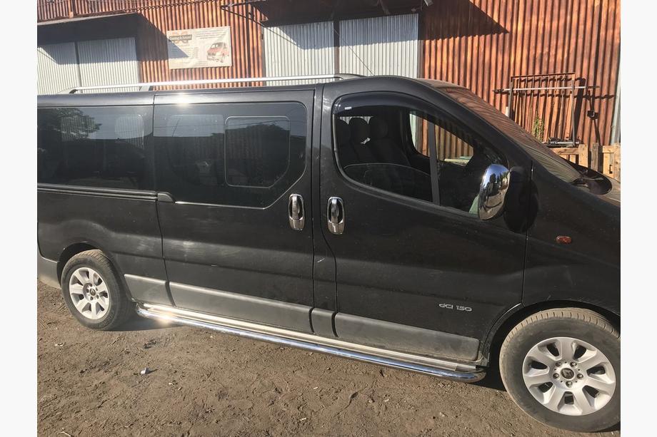 Renault Trafic 2001–2015 Pedane Laterali Premium (2 pz, Acciaio Inox) 60 mm, passo corto Foto 5