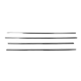 Cornici esterne finestrini acciaio inox (4 pz) foto 3