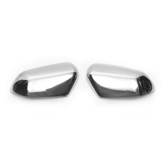 Coperture Specchietti (2 pz, Acciaio Inox) Skoda Octavia II A5 2006-2010 foto 3