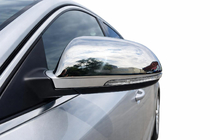 Skoda Octavia II A5 2010-2013 Coperture Specchietti (2 pz, Acciaio Inox) Carmos - Acciaio Inox Turco foto 1