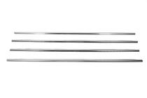 Toyota Corolla 2007-2013 Cornici esterne finestrini acciaio inox (4 pz) Carmos - Acciaio Inox Turco foto 5