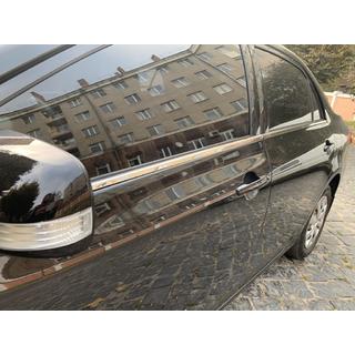 Cornici esterne finestrini acciaio inox (4 pz) Toyota Corolla 2007-2013 foto 2