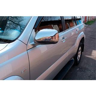 Coperture Specchietti (2 pz, Acciaio Inox) Toyota Land Cruiser Prado 120 2002-2009 foto 4