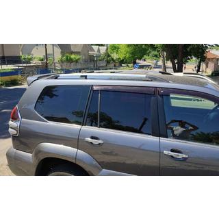 Barre portatutto Cromate turche Toyota Land Cruiser Prado 120 2002-2009 foto 2