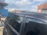 Toyota Land Cruiser Prado 120 2002-2009 Barre Portatutto Nere Turche Piedini in plastica foto 14