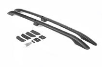 Toyota Land Cruiser Prado 120 2002-2009 Barre Portatutto Nere Turche Piedini in plastica foto 17