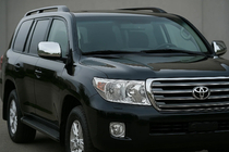 Toyota Land Cruiser 200 2007-2021 Coperture Specchietti 2008-2012 (2 pz, Acciaio Inox) foto 1