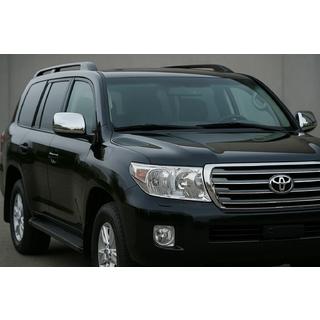 Coperture Specchietti 2008-2012 (2 pz, Acciaio Inox) Toyota Land Cruiser 200 2007-2021 foto 1