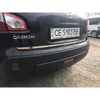 Modanatura Bordo Cofano Bagagliaio Acciaio Inox Nissan Qashqai 2010-2014 foto 4