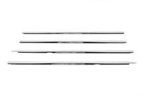 Volkswagen Golf 4 1997-2006 Cornici esterne finestrini acciaio inox (4 pz) foto 2