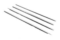 Volkswagen Golf 4 1997-2006 Cornici esterne finestrini acciaio inox (4 pz) foto 3
