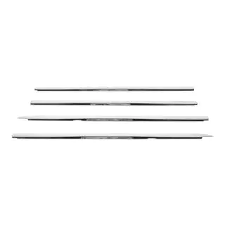 Cornici esterne finestrini acciaio inox (4 pz) Volkswagen Golf 4 1997-2006 foto 2