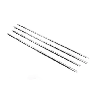 Modanature inferiori finestrini acciaio inox (4 pz) foto 3