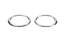 Chevrolet Cruze 2009–2015 Cornici fendinebbia (2 pz, acciaio inox) Carmos - Acciaio Turco foto 3