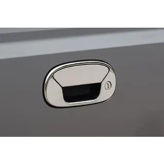 Copertura Maniglia Bagagliaio Acciaio Inox Fiat Doblo I 2005-2010 foto 1