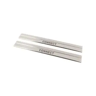 Battitacco Carmos (2 pz, acciaio inox)