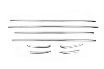 Ford Fiesta 2008-2017 Modanature finestrini acciaio inox (8 pz) foto 2