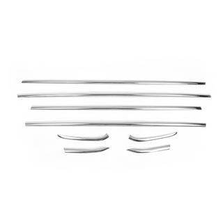 Modanature finestrini acciaio inox (8 pz) foto 2