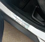 Ford Focus III 2011-2017 Battitacco in acciaio inox Carmos V1 (4 pz) foto 3