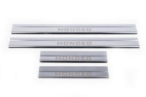 Ford Mondeo 2000-2007 Battitacco Carmos (4 pz, acciaio inox) foto 2