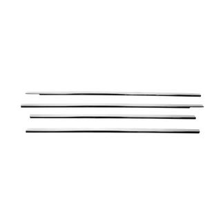 Cornici esterne finestrini acciaio inox (4 pz) Hyundai Accent 2006-2010 foto 4