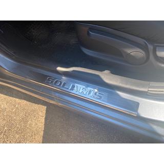 Battitacco Carmos Solaris V4 (4 pz, acciaio inox) Hyundai Accent 2011-2017 foto 3