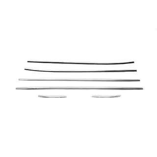 Modanature inferiori finestrini acciaio inox (6 pz) foto 2