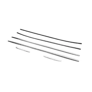 Modanature inferiori finestrini acciaio inox (6 pz) foto 3